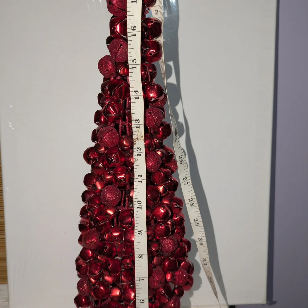 Target Red Holiday Jingle Bell Table Top Tree Decor